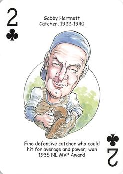 2006 Hero Decks Chicago Cubs Baseball Heroes Playing Cards #2♣ Gabby Hartnett Front