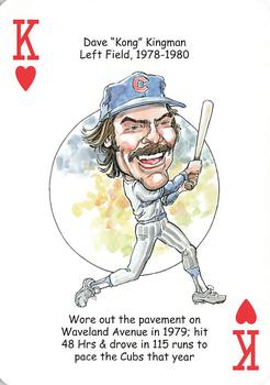 2006 Hero Decks Chicago Cubs Baseball Heroes Playing Cards #K♥ Dave Kingman Front