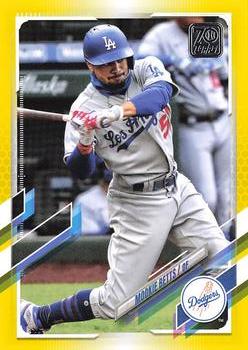 2021 Topps - Yellow #13 Mookie Betts Front