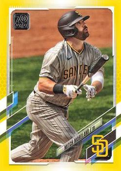 2021 Topps - Yellow #38 Mitch Moreland Front