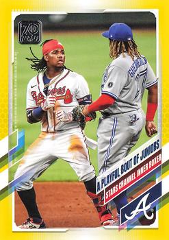 2021 Topps - Yellow #61 A Playful Bout of Juniors Front