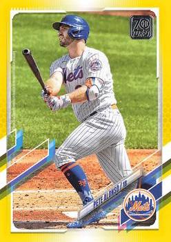 2021 Topps - Yellow #84 Pete Alonso Front
