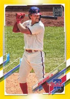 2021 Topps - Yellow #162 Rhys Hoskins Front