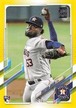 2021 Topps - Yellow #183 Cristian Javier Front