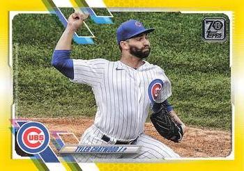 2021 Topps - Yellow #184 Tyler Chatwood Front