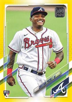 2021 Topps - Yellow #187 Cristian Pache Front