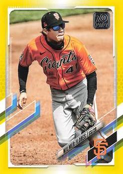 2021 Topps - Yellow #191 Wilmer Flores Front