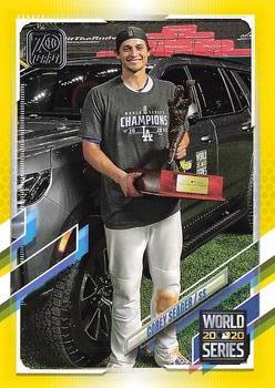 2021 Topps - Yellow #198 Corey Seager Front