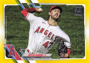 2021 Topps - Yellow #208 Griffin Canning Front