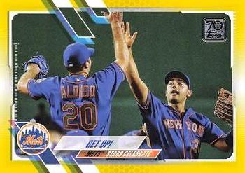 2021 Topps - Yellow #210 Get Up! Front