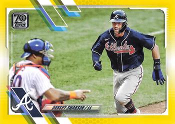 2021 Topps - Yellow #233 Dansby Swanson Front
