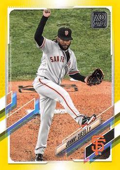 2021 Topps - Yellow #268 Johnny Cueto Front