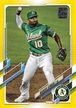2021 Topps - Yellow #276 Marcus Semien Front