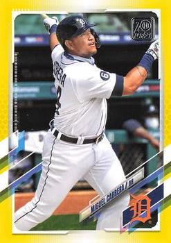 2021 Topps - Yellow #291 Miguel Cabrera Front