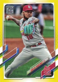 2021 Topps - Yellow #496 Carlos Martinez Front