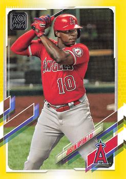 2021 Topps - Yellow #527 Justin Upton Front