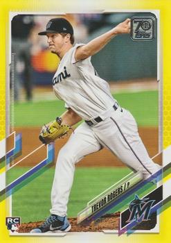 2021 Topps - Yellow #563 Trevor Rogers Front