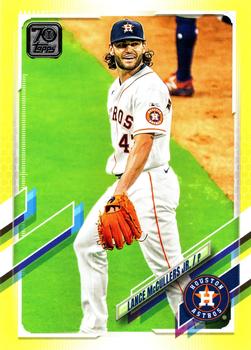 2021 Topps - Yellow #610 Lance McCullers Jr. Front