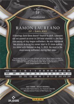 2021 Panini Select #59 Ramon Laureano Back