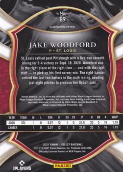 2021 Panini Select #89 Jake Woodford Back