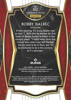 2021 Panini Select #102 Bobby Dalbec Back
