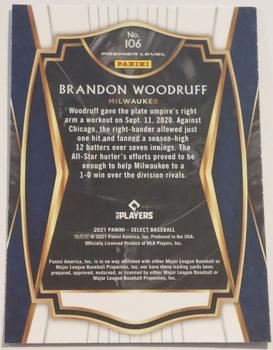 2021 Panini Select #106 Brandon Woodruff Back