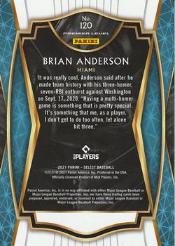 2021 Panini Select #120 Brian Anderson Back