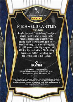 2021 Panini Select #129 Michael Brantley Back