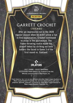 2021 Panini Select #187 Garrett Crochet Back