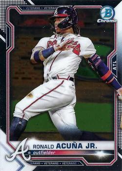 2021 Bowman Chrome #11 Ronald Acuña Jr. Front