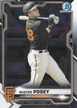 2021 Bowman Chrome #31 Buster Posey Front