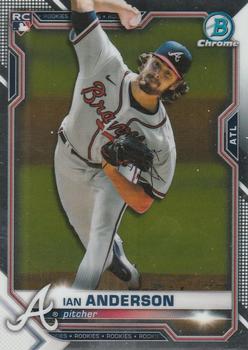 2021 Bowman Chrome #76 Ian Anderson Front