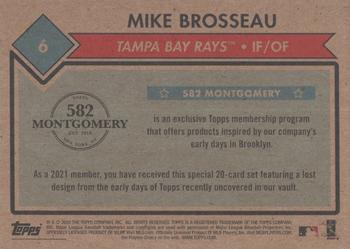 2020-21 Topps 582 Montgomery Club Set 1 #6 Mike Brosseau Back