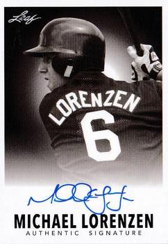 2013 Leaf Memories - 1960 Leaf Signatures #ML1 Michael Lorenzen Front
