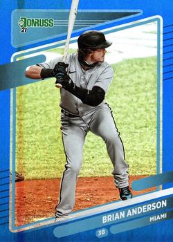 2021 Donruss - Holo Blue #116 Brian Anderson Front