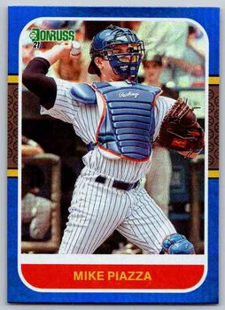2021 Donruss - Holo Blue #232 Mike Piazza Front