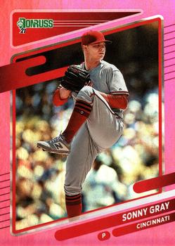2021 Donruss - Holo Pink #74 Sonny Gray Front