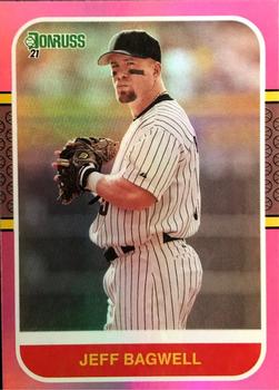 2021 Donruss - Holo Pink #222 Jeff Bagwell Front