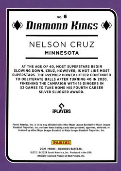 2021 Donruss - Holo Purple #6 Nelson Cruz Back