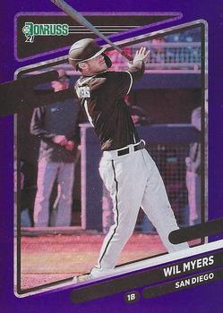 2021 Donruss - Holo Purple #193 Wil Myers Front
