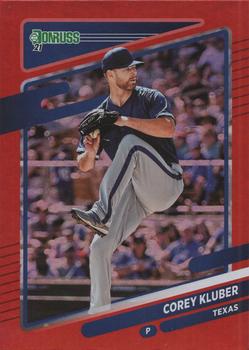2021 Donruss - Holo Red #63 Corey Kluber Front