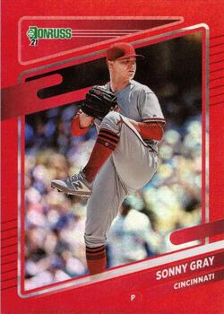 2021 Donruss - Holo Red #74 Sonny Gray Front