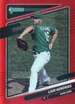 2021 Donruss - Holo Red #78 Liam Hendriks Front