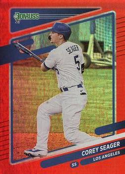 2021 Donruss - Holo Red #109 Corey Seager Front