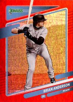 2021 Donruss - Holo Red #116 Brian Anderson Front