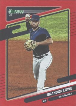 2021 Donruss - Holo Red #155a Brandon Lowe Front