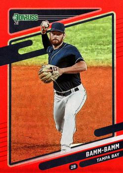 2021 Donruss - Holo Red #155 Brandon Lowe Front