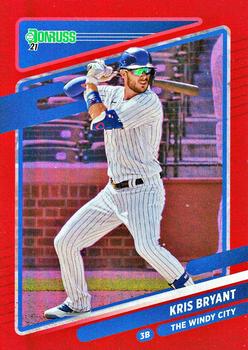 2021 Donruss - Holo Red #161 Kris Bryant Front