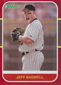 2021 Donruss - Holo Red #222 Jeff Bagwell Front