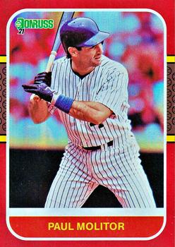 2021 Donruss - Holo Red #257a Paul Molitor Front